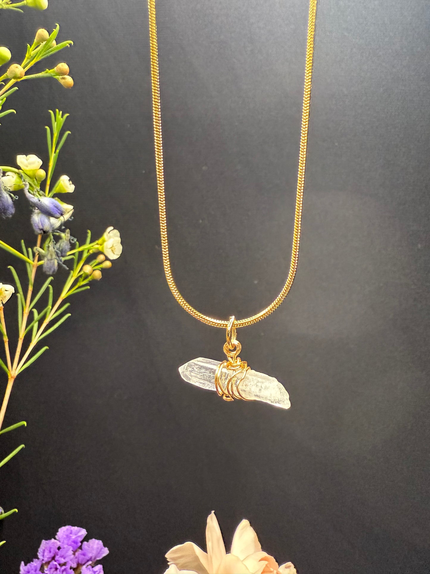 Infinity Quartz Necklace