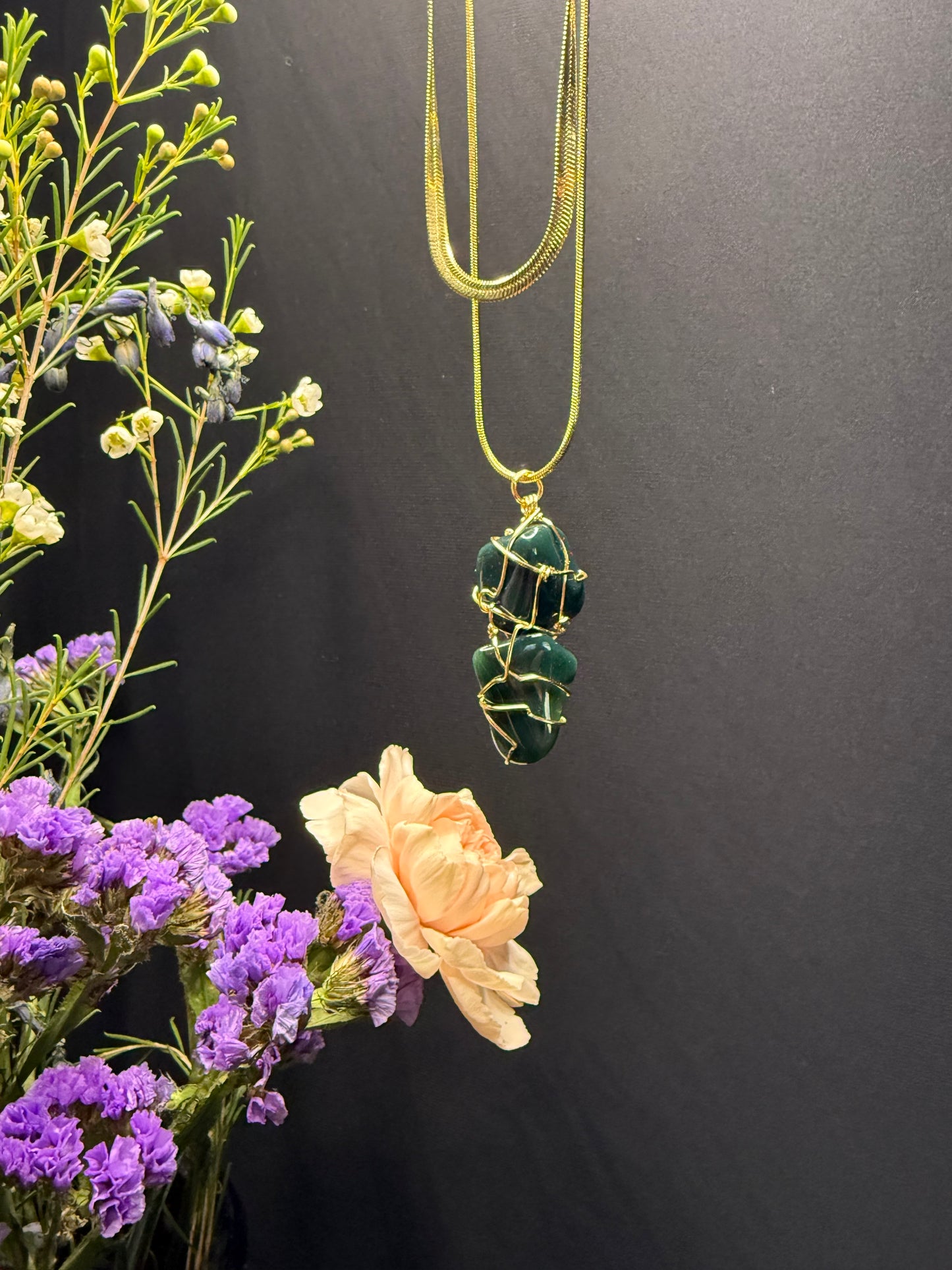 Warriors Heart Bloodstone Pendant