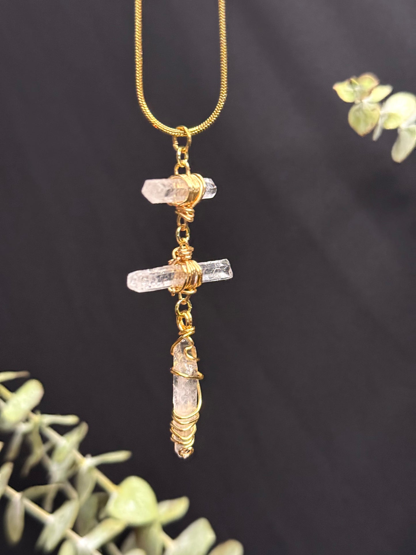 Trinity Quartz Necklace