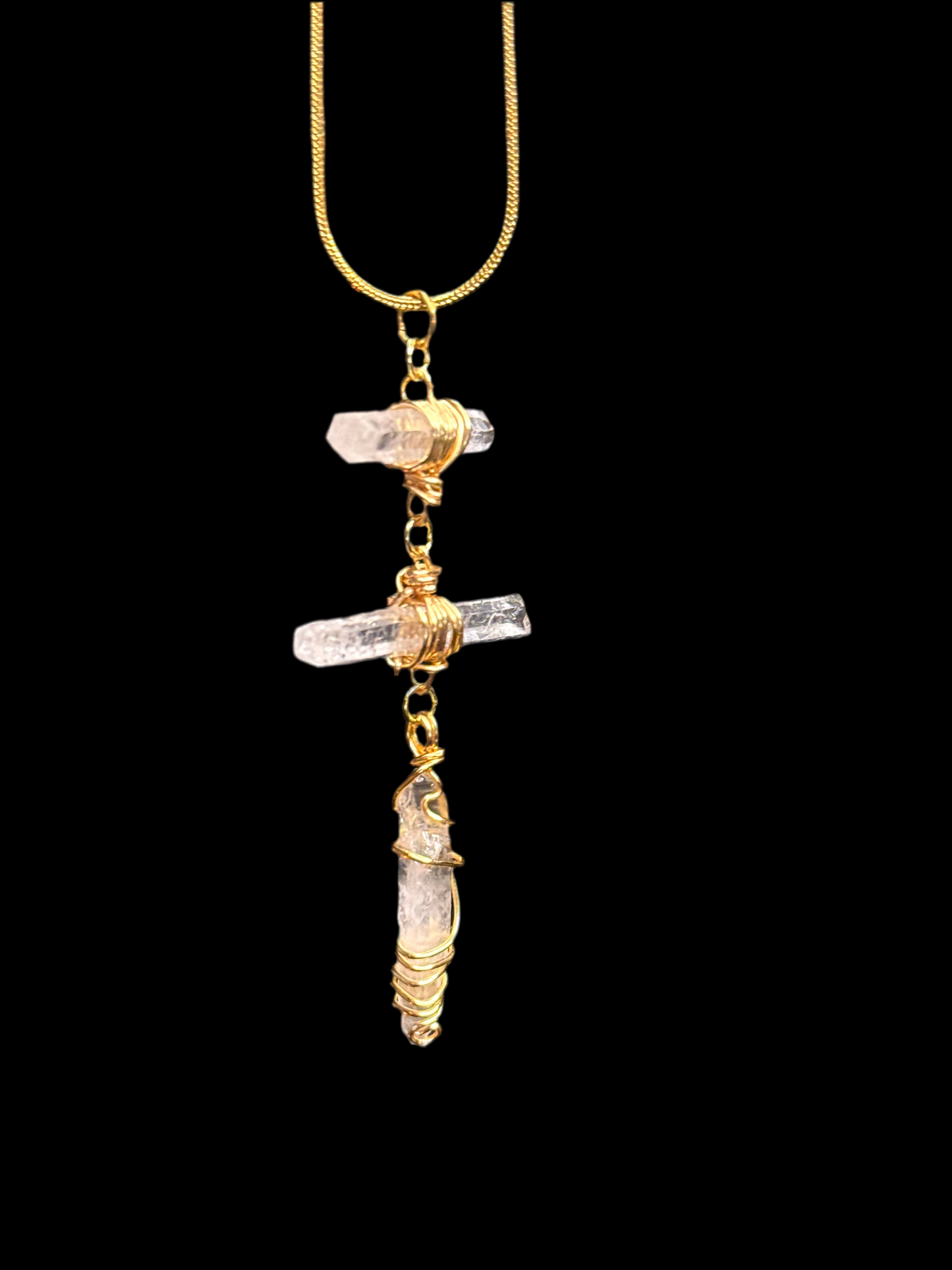 Trinity Quartz Necklace